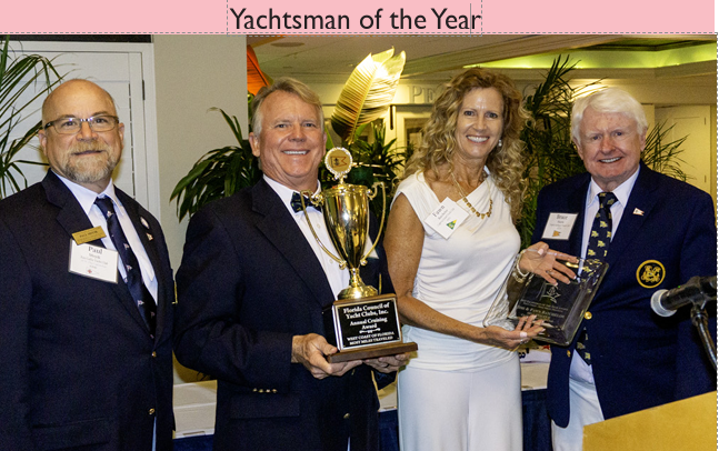 Jan C O'Mally Distingished Yachtsman