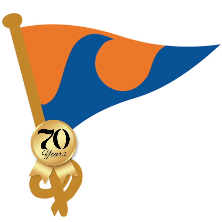 Coral Reef Yacht Club 70th Anniversary Burgee