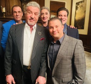 Gio Drasconi with Sylvester Stallone